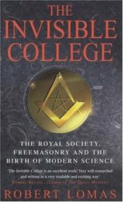The invisible college by Robert Lomas