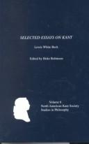 Selected essays on Kant