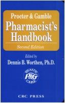 Cover of: Procter & Gamble pharmacist's handbook