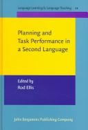 Cover of: Planning And Task Performance In A Second Language (Language Learning and Language Teaching)