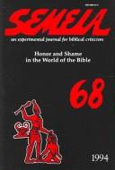 Cover of: Semeia 68: Honor And Shame In The World Of The Bible