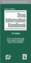 Cover of: Lexi Comp's Drug Information Handbook