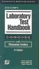 Cover of: Laboratory Test Handbook: Concise With Disease Index (Diagnostic Medicine)