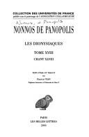 Dionysiaca by Nonnus of Panopolis