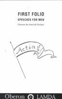 First folio speeches for men