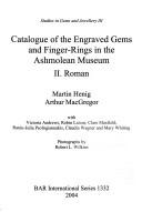 Cover of: Catalogue of the engraved gems and finger rings