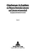 Cover of: Schiller: Vortrage aus Anlass seines 225. Geburtstages (Giessener Arbeiten zur neueren deutschen Literatur und Literaturwissenschaft)