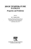 High temperature fatique : properties and prediction