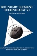 Cover of: Boundary Element Technology VI (Boundary Element Technology)