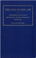 The life of the law : proceedings of the tenth British Legal History Conference Oxford 1991