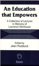 Cover of: An Education That Empowers: A Collection of Lectures in Memory of Lawrence Stenhouse (Bera Dialogues)