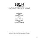 Cover of: Berlin: Denkmaler einer Industrielandschaft