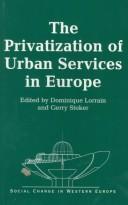 The privatisation of urban services in Europe