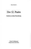 Cover of: Der 52. Psalm: Studien zu seiner Einordnung