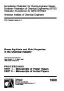 Cover of: Phase equilibria and fluid properties in the chemical industry |