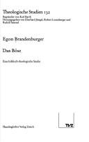 Cover of: Das Bose: Eine biblisch-theologische Studie (Theologische Studien)