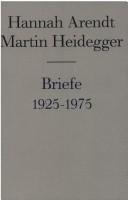 Cover of: Briefe 1925 bis 1975 und andere Zeugnisse.