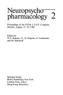 Neuro-psychopharmacology by Collegium Internationale Neuro-psychopharmacologicum. Congress, William E. Bunney Jr., Hanns Hippius, Gregor Laakmann, M. Schmaub, W.E. Jr Bunney, Max Schmauß