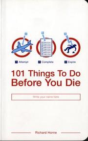 101 things to do before you die