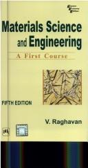 Cover of: Material Science and Engineering