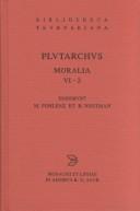 Cover of: Plutarchus, Moralia by 
