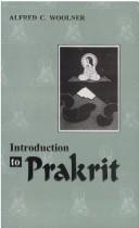 Cover of: Introduction to Prakrit by Alfred C. Woolner
