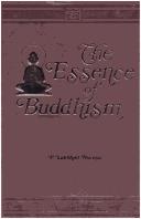 Cover of: Essence Of Buddhism by P. Lakshmi Narasu