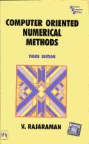 Computer Oriented Numerical Methods by V. Rajaram