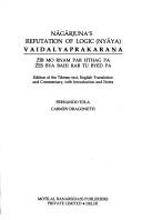 Vaidalyaprakaraṇa by Nagarjuna, Fernando Tola, Carmen Dragonetti