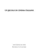 Cover of: Un secolo di cinema italiano