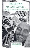 Cover of: Pakistan, Zia and after--