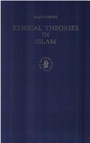 Cover of: Ethical theories in Islam