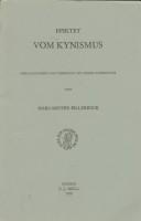 Cover of: Vom Kynismus: Herausgegeben Und Ubersetzt Mit Einem Kommentar Von M. Billerbeck (Philosophia Antiqua)