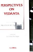 Cover of: Perspectives on Vedānta: essays in honor of Professor P.T. Raju