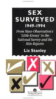 Sex surveyed, 1949-1994 : from Mass-Observation's 'Little Kinsey' to the national survey and the Hite reports