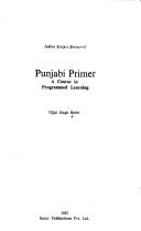 Cover of: Punjabi primer: a course in programmed learning