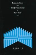 Cover of: The Jews in Rome: 1536-1551 (Studia Post-Biblica)