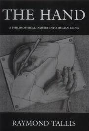 The hand : a philosophical inquiry into human being