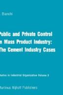 Public and private control in mass power industry : the cement industry cases