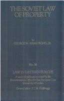Cover of: Soviet Law of Property | George M., Jr. Armstrong