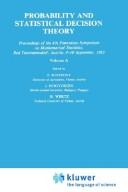 Probability and statistical decision theory : proceedings of the 4th Pannonian Symposium on Mathematical Statistics, Bad Tatzmannsdorf, Austria, 4-10 September, 1983, Volume A