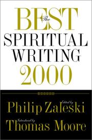 Cover of: The Best Spiritual Writing 2000 (Best Spiritual Writing)