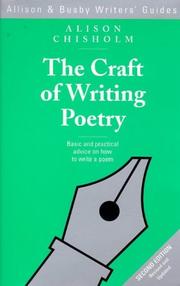 Cover of: The Craft of Writing Poetry (Writers' Guides) (Writers' Guides)