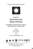 Fourth E.C. Photovoltaic Solar Energy Conference : proceedings of the international conference held at Stresa, Italy, 10-14 May, 1982