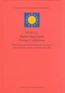 Seventh E.C. Photovoltaic Solar Energy Conference : proceedings of the international conference, held at Sevilla, Spain, 27-31 October 1986