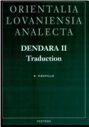 Cover of: Dendara 2: Traduction