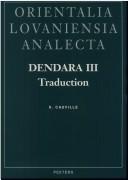 Cover of: Dendara: Traduction
