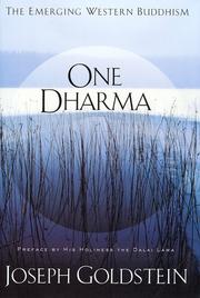 One Dharma by Goldstein, Joseph