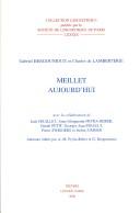 Cover of: Meillet Aujourd'hui (Collection Linguistique De La Societe De Linguistique De Paris)