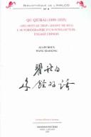 Cover of: Qu Qiubai 1899-1935: Des Mots De Trop, (Duoyu De Hua) L'autobiographie D'un Intellectuel Engage Chinois (Bibliotheque De I'inalco)